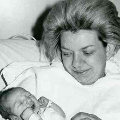 Mother and her newborn son