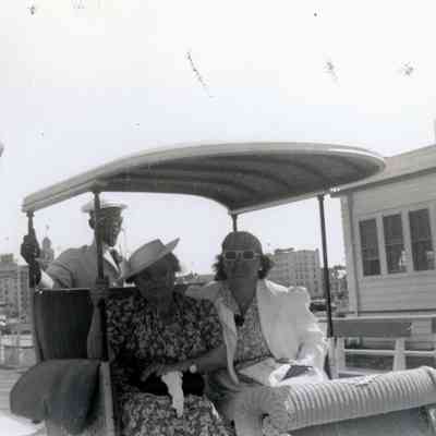 Ellen Martin and Lillien Roper Schaefer at Asbury Park, N.J on 07/15/1940.