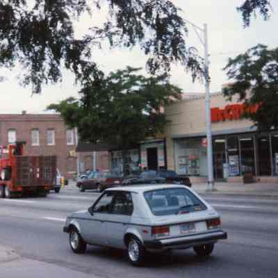 Looking NW towards Wayne road, Late 1980s.