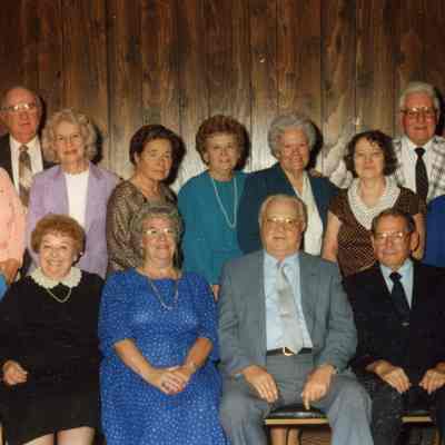 WHS Class of 1953 Reunion in 1986.