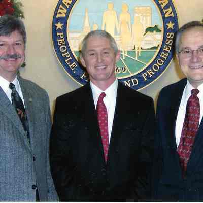 John Zech, Tom McDonald and Mayor Al