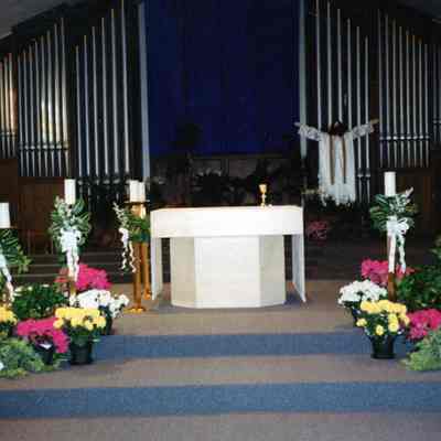 Altar and decorations