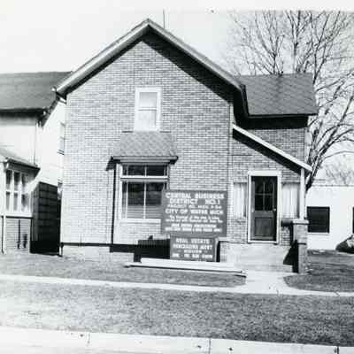 Home used as R-54 Real Estate purchasing house during Urban Renewal.