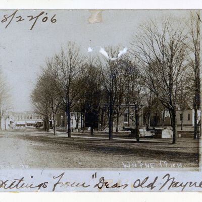 Village Square looking North from Monroe