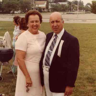 Paul & Jeanne Williams at the 150th Birthday Party of the Church and Ice Cream Social on June 27, 1982.