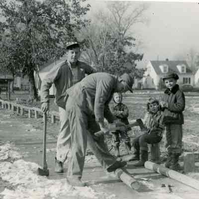 D.P.W Working on J.C. Park