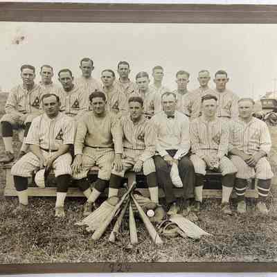 1924 Wayne County Roads Commission Baseball Team.