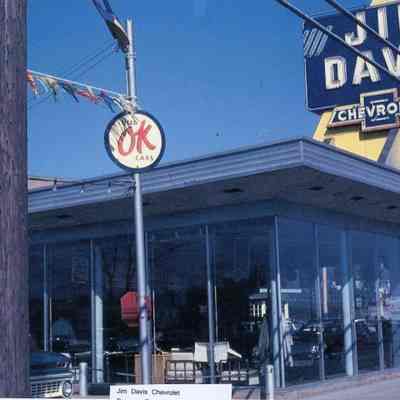 Jim Davis Chevrolet, later became Gene Morloas Chevrolet