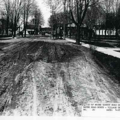 Wayne County Road Commissioners Photos of Wayne Road, Taken 4-18-1919