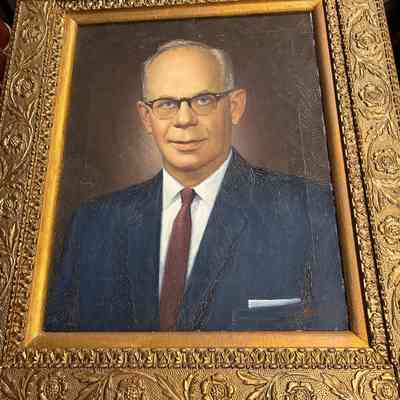 Larry Knox: 16 x 20 Portrait of Larry Knox , Wayne First Chief of Police from 1926 to 1962. 87.44.1