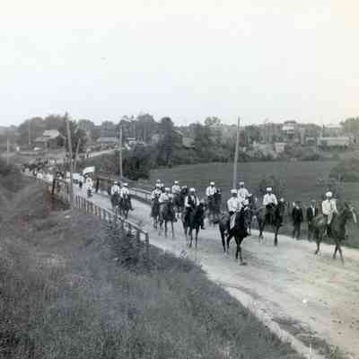 Parade on Wayne Road, North of Lower Rouge traveling North.