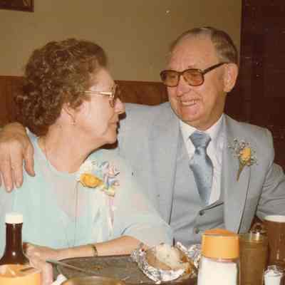 Mary Nance and Bob Thomas on their wedding day, 03/13/1982.