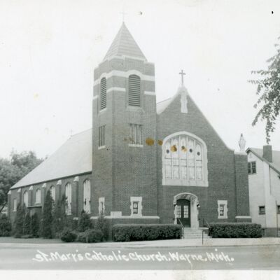 St. Marys Catholic Church Postcard