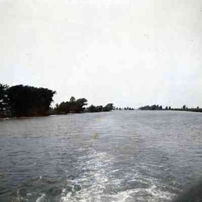 Thames River in Ontario, Canada on Aug. 21, 1914.