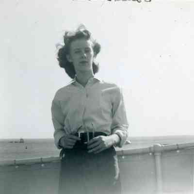 Pat Millar on the Senior Cruise.