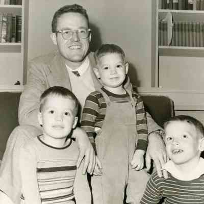 James Hisey and his son's Jon, Jerry and Jim.