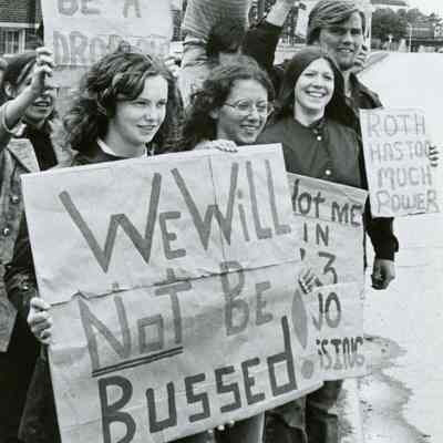Anti Bussing protest June 1972