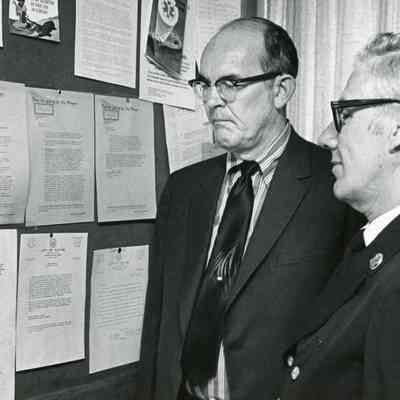 Wally Arrowsmith and Hank Goudy 1970