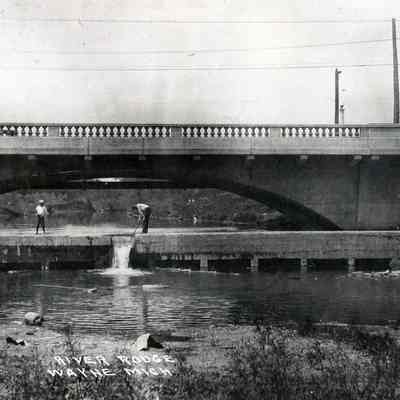 Wayne road Bridge over the Rouge and Dam