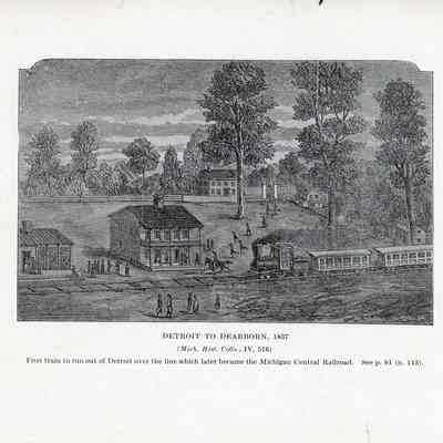 First train to Dearborn 1837