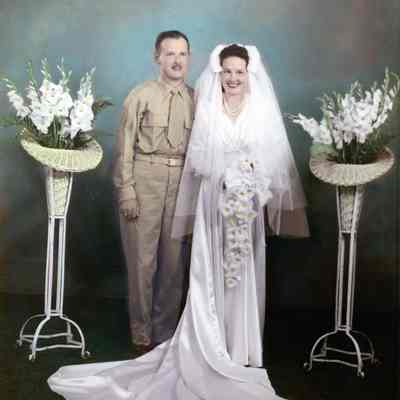 Corporal William Ellsworth Smeltzer and Myrna Ester Smeltzer