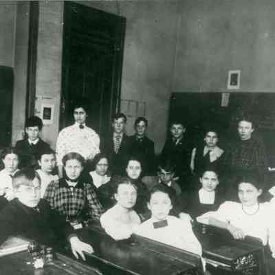 Union School students 9th grade, 1908