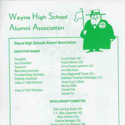 All School Reunion Flyer 1996 p2