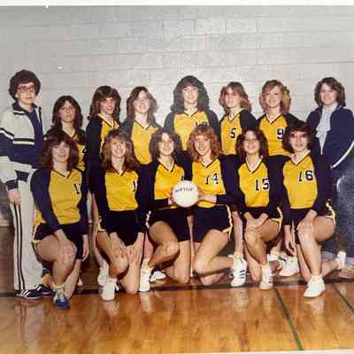 1982 Wayne Memorial Highschool Volleyball Team