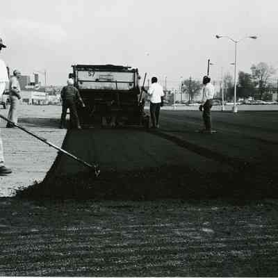 Paving Metro mall 1970