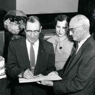 Nye Hawley, Ruth Hawley, Clarence Whesler