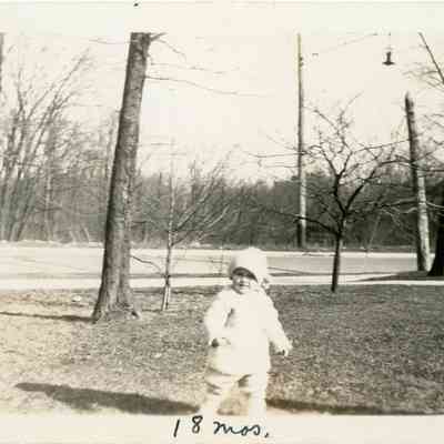 Bernice Greenwalt as a baby at 18 months.