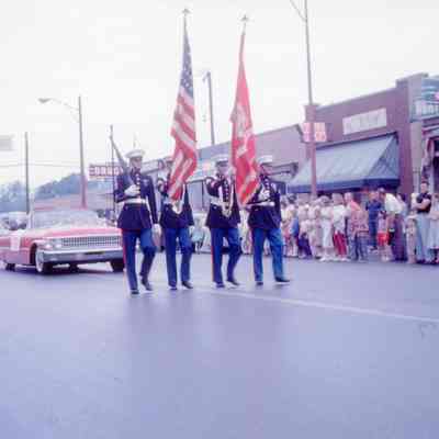 VFW Marching in Parade