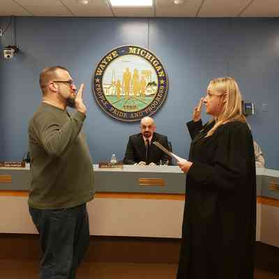 Eric Clereman Sworn in, Judge Breeda O'Leary