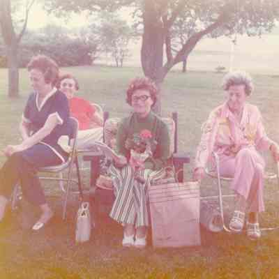 Nancy Rush, Fay LeBaron, Catherine Krueger and Marie Smith