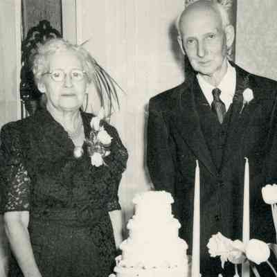 Sara and Will Heywood on their 50th Wedding Anniversary on April 19, 1946.