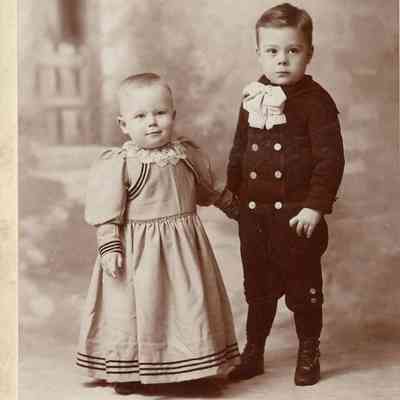 Ansel Floyd Hosmer (son of Dr. Charles S and Rosa Mae [Vining] Hosmer) and Matthew Hosmer Tinkham (son of Wellington and Adeline [Hosmer] Tinkham) in about 1891-1892