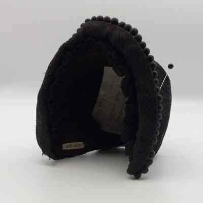 Black Beaded Bonnet