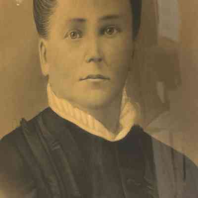 Martha Robinson Derby: Wife of Henry Derby son of Ezra born 1833 died 1892 frame photo.