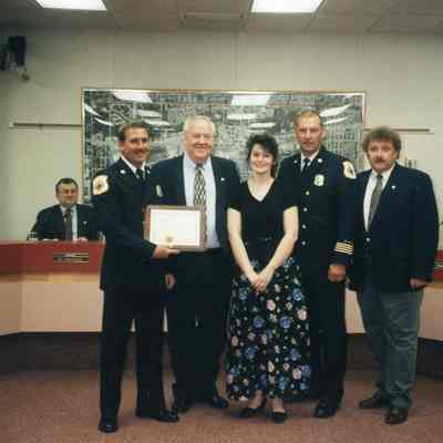 Pam, Al Haidous, Duane Reeves, Ken Warfield, Kathy, Rob Dalman, Mike O'Brien, Donna McEachern