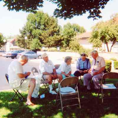 From Left to Right; Warren Peters, Jay Caciopko, Jean Proctor, George Benjamin and James Doletzky