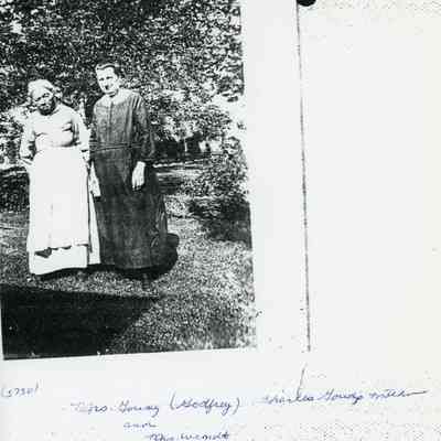 Mrs. Goudy and Charles Goudy mother