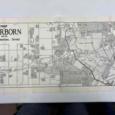 1927 map of Rouge Industrial District