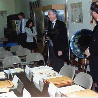 Councilman Kelly before meeting.