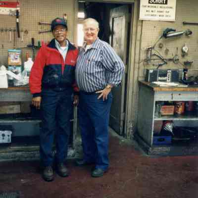 Mr. Charles and Mr. Bud Hillyard of Hillyard Service.