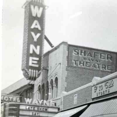 35164 Michigan - Old Wayne Theatre - Wayne Marquee