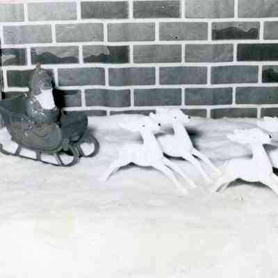 Christmas Village in 1950