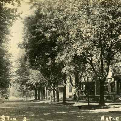 Main looking West from First Street. 1906.