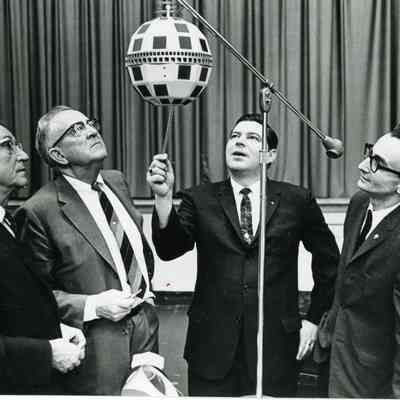 Rotary Club Members testing out the TELSTAR Model