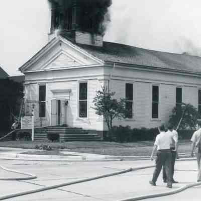 Congregational Church Fire 1970