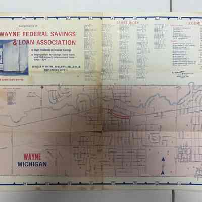 1973 Map Of Wayne